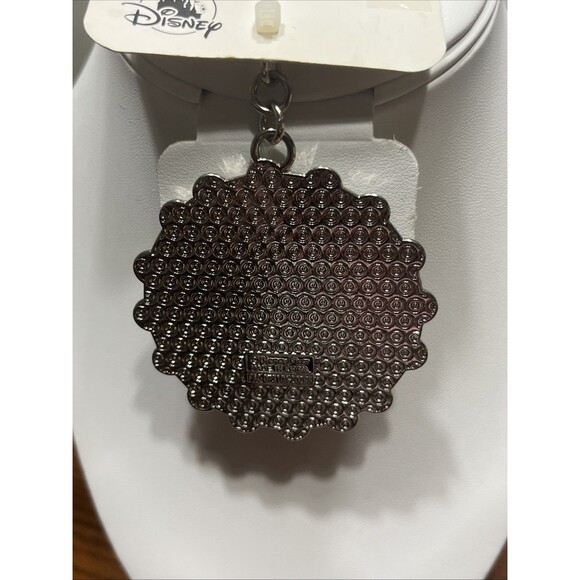 DISNEY GRAPE SODA CAP WITH CRYSTALS, FROM UP MOVIE, BAG CHARM KEYCHAIN NEW! - Picture 3 of 4